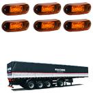 6 Lanterna Delimitadora LED Carreta Facchini Lateral Âmbar 6 Lanterna Delimitadora LED Carreta Facchini Lateral Âmbar