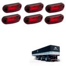 6 Lanterna Delimitadora LED Carreta Librelato Lateral Rubi