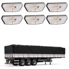 6 Lanterna Diamante Carreta LED Cristal Saída Fios