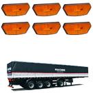 6 Lanterna Diamante Facchini LED Âmbar Saída Fios