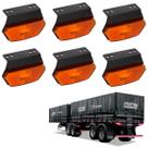 6 Lanterna Diamante Noma LED Âmbar c/ Suporte - Conect