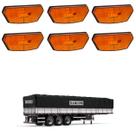 6 Lanterna Diamante Randon LED Âmbar c/ Suporte - Conect 6 Lanterna Diamante Randon LED Âmbar c/ Suporte - Conect