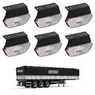 6 Lanterna Diamante Randon LED Cristal c/ Suporte - Fio 6 Lanterna Diamante Randon LED Cristal c/ Suporte - Fio