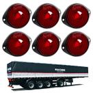 6 Lanterna Frontal Facchini LED Rubi 65mm c/ Sup. - Conect.