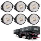 6 Lanterna Frontal Noma LED Cristal 65mm c/ Sup. - Conect.