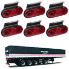 6 Lanterna Lateral Facchini LED Rubi C/ Supt. - Fio