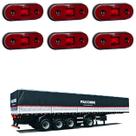 6 Lanterna Lateral Facchini LED Rubi Saída Fios 6 Lanterna Lateral Facchini LED Rubi Saída Fios