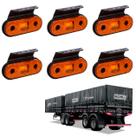 6 Lanterna Lateral Noma LED Âmbar c/ Suporte - Fio 6 Lanterna Lateral Noma LED Âmbar c/ Suporte - Fio
