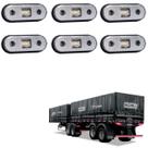 6 Lanterna Lateral Noma LED Cristal Saída Fios