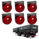 6 Lanterna Lateral Noma LED Rubi 85mm c/ Suporte - Fio