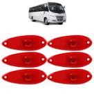 6 Lanterna Lateral Ônibus Caminhão Peixinho 1LED BIVOLT VM 6 Lanterna Lateral Ônibus Caminhão Peixinho 1LED BIVOLT VM