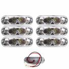6 Lanterna Ônibus Caminhão Vigia Teto Cromada 2 LED 24 Volts CR 6 Lanterna Ônibus Caminhão Vigia Teto Cromada 2 LED 24 Volts CR