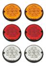 6 Lanterna Traseira 125mm Ônibus Comil Mascarello Neobus 10 LED 24V