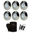 6 Led Slim Rgb 10w Inox 316 Piscina Smartpool Fonte Cabo 2m