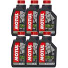 6 Litros Óleo Fluído Hidráulico Suspensão Garfo Bengala Motul Fork Oil Light 5w Semi Sintético