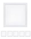 6 Luminaria Led Slim 30x30 Sobrepor 24w
