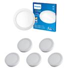 6 Luminária Plafon Led 24w Philips Sobrepor 6500k Bivolt