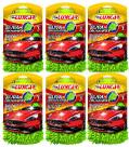 6 Luvas De Microfibra Luxcar Para Limpeza Anti Risco