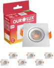 6 Mini Spot Superled de Embutir 3W Cor da Luz Branco Neutro 4000K Biv Ourolux 6 Mini Spot Superled de Embutir 3W Cor da Luz Branco Neutro 4000K Biv Ourolux
