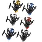 6 Molinetes com Linha Micro Ultra Light Cores Diversas HT200