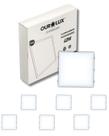 6 Painel Superled De Embutir 40w Branco Frio Ourolux