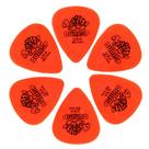 6 Palheta DUNLOP Tortex 0.60 mm Standard guitarra laranja