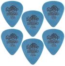 6 Palheta DUNLOP Tortex 1.0 mm Standard guitarra 418r azul