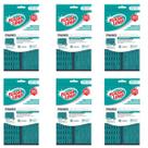 6 Pano Microfibra Limpeza Banheiro Pia Vidro FlashLimp