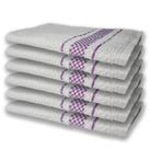6 Panos de Prato Atoalhado Felpudo 370g/m² Premium Roxo 6 Panos de Prato Atoalhado Felpudo 370g/m² Premium Roxo