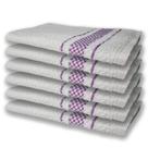 6 Panos De Prato Atoalhado Felpudo 370g/m² Premium Roxo 6 Panos De Prato Atoalhado Felpudo 370g/m² Premium Roxo