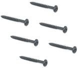 6 Parafuso PRETO de fixar ponte guitarra strato ZINCADO