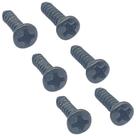 6 Parafuso Preto fixar tarraxa Violao guitarra 2,2X9,5 MXP