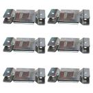 6 Pares de Conector de Encaixe para Móveis Sofá Cabeceira Painel Zincado G59