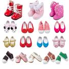 6 pares de sapatos de boneca para bonecas American Wellie Wishers de 14,5 polegadas