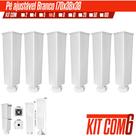 6 Pçs Pézinho Gabinete Pia Balcão Armario Altura ajustavel até 20 cm