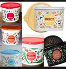 6 peças - Conjunto Floral arroz 2k, feijão, farinha, açúcar, café e sal