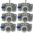6 Peças - Roldana Inferior DT15 de 39mm Para Porta De Correr Guarda Roupa 60 Kilos