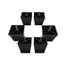 6 Pés De Sofá Modelo Trapézio Estofados Hack Com 6cm
