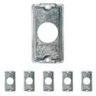 6 Placa Condulete 3/4 Alumínio Sieg Para Tomada Redonda