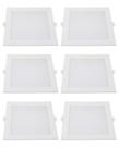 6 Plafon Led Ourolux Embutir Branco Neutro 18w Bivolt 6 Plafon Led Ourolux Embutir Branco Neutro 18w Bivolt