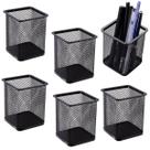 6 Porta Caneta Quadrado Escritório Quarto Preto Aramado Atacado 6 Porta Caneta Quadrado Escritório Quarto Preto Aramado Atacado