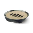 6 Porta Sabonete Slim Higienico c Ralo Preto com Dourado UZ 6 Porta Sabonete Slim Higienico c Ralo Preto com Dourado UZ