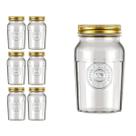 6 Pote Americano Mantimento Café Vidro Vintage 1L Nadir 6 Pote Americano Mantimento Café Vidro Vintage 1L Nadir
