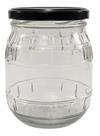6 Potes Vidro Granada 500ml Tampa De Metal Conserva Ou Doce