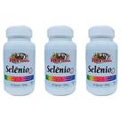 6 Potes Vitamina Selênio 60 Cápsulas 500mg