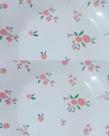 6- Prato para sobremesa VIDRO 19 centimetros invitation branco floral cozinha