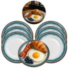6 Pratos Raso em Melamina 20cm P/ Buffet Restaurantes 6 Pratos Raso em Melamina 20cm P/ Buffet Restaurantes