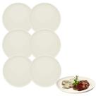6 Pratos Raso em Melamina 26cm Luxo Restaurante Buffet