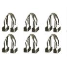 6 Presilha Metal Portamala Peugeot 206 Citroen c3 306 307 406 6 Presilha Metal Portamala Peugeot 206 Citroen c3 306 307 406