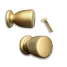 6 puxadores mod. Ponto Redondo 30mm p/ Móveis Dourado Fosco